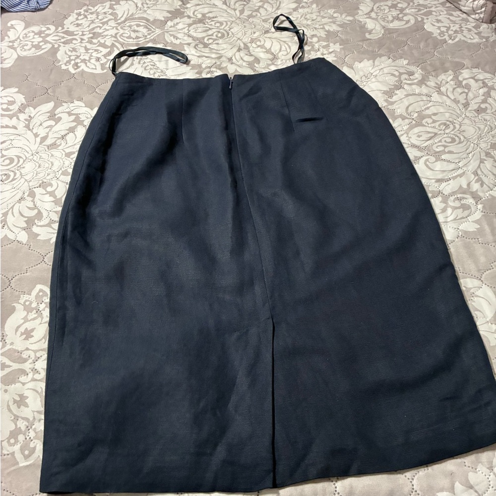 Classic Navy  Women's Knee-Length Skirt -